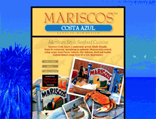 Tablet Screenshot of mariscoscostaazul.com